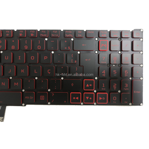 HK-HHT đèn nền màu đỏ bàn phím cho <span class=keywords><strong>acer</strong></span> nitro 5 AN515-56 AN515-57 AN515-45 máy tính xách tay br brazil brazil bố trí - Product Image 4