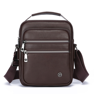 Sac Messager de Voyage en Cuir PU de Luxe pour Homme, Personnalisé, Imperméable, Sac à Bandoulière Décontracté avec Logo, Vente en Gros - Product Image 3