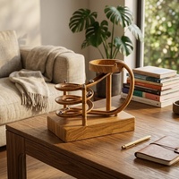 Machine à mouvement perpétuel d'art cinétique, jouet de bureau, circuit de billes anti-stress, décoration de bureau, cadeau, vente en gros OEM