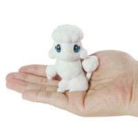 Jouet animal en PVC floqué de dessin animé pour enfants, à peindre soi-même, pour la maternelle, certifié EN71