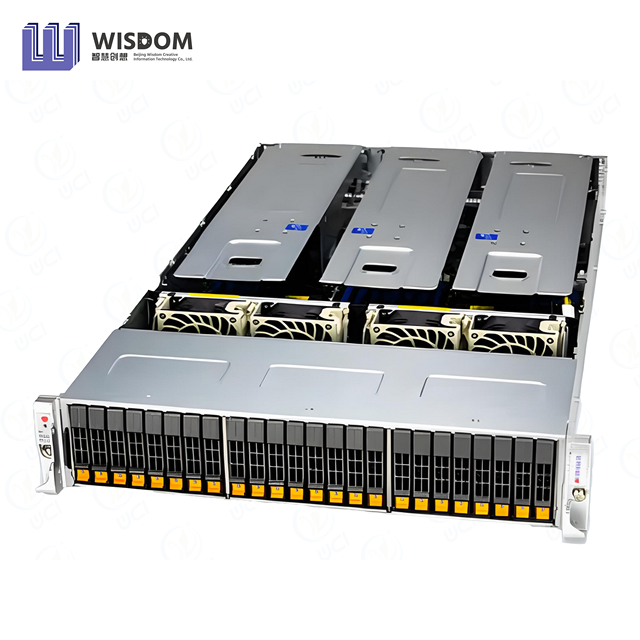 CloudDC SuperServer SYS-222C-TN 2U Rack Server with DC-MHS, 24 Hot-swap 2.5" NVMe/SATA/SAS Bays, 6 PCIe 5.0 X16/x8 Slots