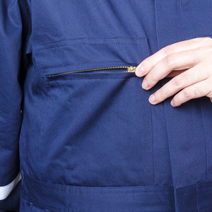 ชุดทํางานผ้าฝ้ายทนไฟ 260 แกรม <span class=keywords><strong>FR</strong></span> เสื้อผ้าป้องกันไฟฟ้าสถิตย์สารหน่วงไฟ - Product Image 6