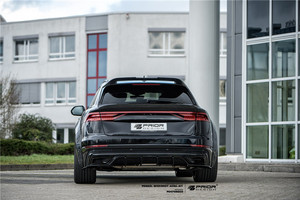 ZNDR Audi Q8 PD-Style Carbon Fiber Body Kit with Front Lip/Side Skirt/Diffuser/Spoiler/<b>Wheel</b> Arch-Self-Adhesive New <b>Replacement</b> - Product Image 3