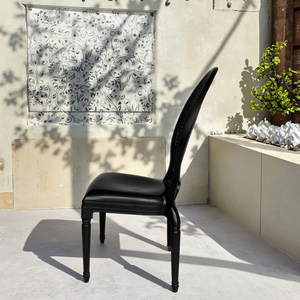 Comment les ventes pas cher Durabel noir PP chaise en plastique noir chaises de fêtes de mariage - Product Image 2