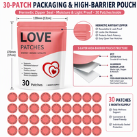 Patch Corporel Transdermique Herbal Énergie Vitalité Équilibre Hormonal Soutien Peau Autocollant Maca Ginseng Patch Amour pour Couples