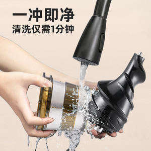 Exprimidor Aurk de 250W y 52 RPM con barra de tornillo vertical, puerto de alimentación grande y separación de pulpa para jugos de frutas y verduras - Product Image 4