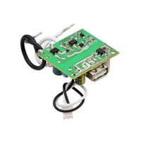 Transformateur de carte d'alimentation 5V2A à petit volume avec trou de montage, compatible avec le module de pilote intégré 5V2A 10W