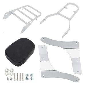 Nuevo estilo motocicleta negro hierro Sissy Bar portaequipajes respaldo para <span class=keywords><strong>Kawasaki</strong></span> <span class=keywords><strong>Vulcan</strong></span> 900 <span class=keywords><strong>VN900</strong></span> 2006-2018 - Product Image 5