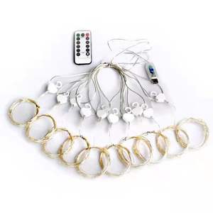 Décorations de Noël Maison de Dépôt d'Usine, Rideau Lumineux LED <span class=keywords><strong>Guirlande</strong></span> Chaîne Blanche Joyeux Noël Nouvel An, Extérieur - Product Image 5