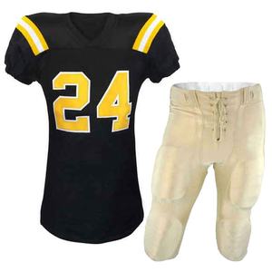 Uniformes de fútbol americano juvenil bordados de poliéster 100% hechos a medida, ropa deportiva de alta calidad, impresión sublimada - Product Image 1