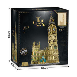 Juego de Bloques de Construcción de <span class=keywords><strong>Arquitectura</strong></span> Famosa, 13825 Piezas, Juguete de Plástico, Bloques 3D, Modelo del Big Ben, Divertido Bloque de Construcción DIY - Product Image 5