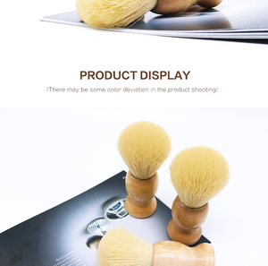 2023 Top Vente Chine JDK Meilleur Cheveux Végétaliens Manche En Bois Blaireau - Product Image 5