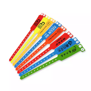 Pulseras de PVC Plástico Impermeables con Impresión de Imitación Antigua Zichuan, Personalizadas OEM, para Eventos, Fiestas, Conciertos - Identificación - Product Image 1