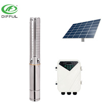 Pompe à eau solaire 2HP, pompe à eau solaire à grand débit, pompe à eau solaire à pression en Ouganda