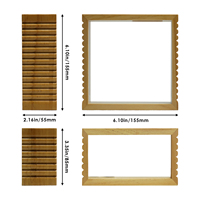 Coffre au trésor en bois FSC&BSCI, petite boîte en bois rustique, boîte décorative pour pièces de monnaie, tirelire, boîte de rangement pour économies