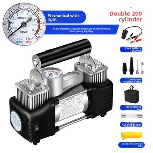 Dual Cylinder 180W <b>Car</b> Air Pump ABS High Tire Automatic <b>Inflation</b> for Sedan Multi-Function <b>Inflate</b> 8806 ABS Material <b>Car</b> Air Pum - Product Image 6