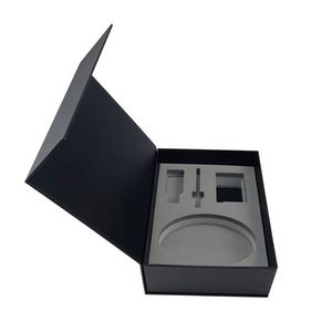 Boîte d'emballage cadeau rigide magnétique personnalisée recyclable <span class=keywords><strong>avec</strong></span> insert en mousse EVA, doublure en éponge de marque WALKIN PRINTING, dorée - Product Image 5