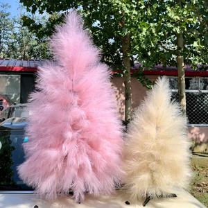 Cây Pampas Giả Trang Trí Giáng Sinh Bằng Lụa Theo Yêu Cầu B0483 1.8M Cây Cỏ Pampas Nhân Tạo Để Trang Trí Giáng Sinh - Product Image 1