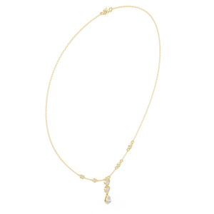 Collar de Lujo con Diseño de Diamante en Forma de Pera y Lágrima, Tipo Y, para Mujer, Joyería Fina para Compromiso y Boda, Disponible para la Venta - Product Image 3