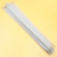 Cepillo Limpiador de Pajitas de Acero Inoxidable con Cerdas de Nylon Flexibles y Duraderas de Color Blanco para Pajitas de Vidrio