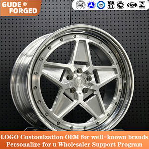 Gude ล้อขัดล้อแม็ก2ชิ้นขอบ5X114.3 5X120 5x108สำหรับ BMW <span class=keywords><strong>X8</strong></span> C8 M2 M3 Mustang F12 - Product Image 5