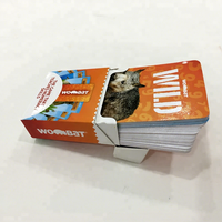 Impresión de Tarjetas de Juego Educativas de Matemáticas Personalizadas, Estilo Wombat Wild, Tarjetas de Juego de Números para Niños con Caja de Embalaje Personalizada