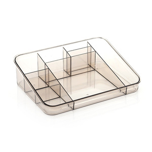 Boîte de rangement en plastique pour cosmétiques de bureau rouge à lèvres produits de soins de la peau - Product Image 6