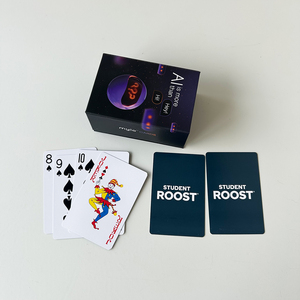 Benutzer definierte Spielkarte Deck Drucken Hochwertige personal isierte Design-Spielkarten mit benutzer definierten Karten boxen China Factory Großhandel - Product Image 1