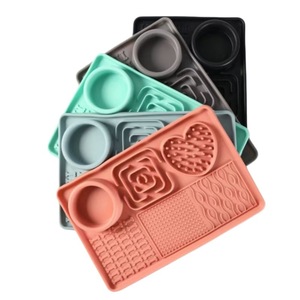 Vassoio per animali domestici con adesione, multifunzionale, anti-ribaltamento, per gatti e cani, nei colori rosa/verde/nero - Product Image 3