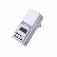 Minuteur numérique programmable étanche IP44 pour extérieur, prise connectée