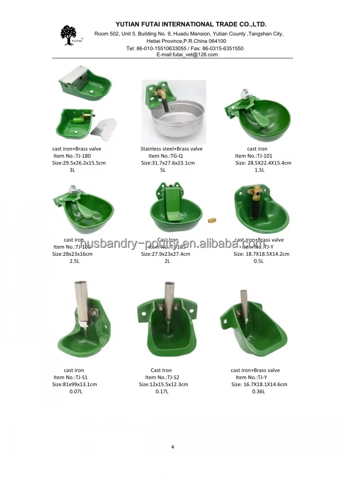 Confezione 3 Valvole A Galleggiante Per Abbeveratoio Automatico - Bestiame, Capre, Maiali, Cani - Foto 7