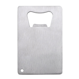 Credit Card Style Bottle <b>Opener</b> Stainless Steel Portable Flat Shape With Logo Printing For Beer Cap Opening - Product Image 5