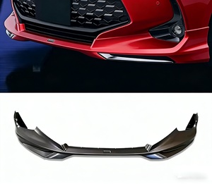 Nouveau design pour Toyota Yaris 2020-2023 : Kit carrosserie en plastique ABS avec lèvre de pare-chocs avant, lèvres de pare-chocs arrière et jupes latérales (non peint) - Product Image 5