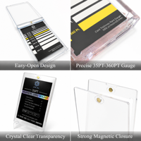 Porte-cartes magnétique JIN OU Premium 35PT - 360PT pour TCG, protection UV ultra-claire, étui à cartes One Touch