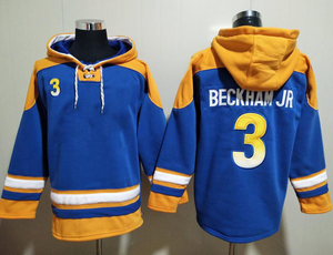 Sweat à capuche en jersey de football américain Los Angeles, brodé, avec lacets, modèles 10 Kupp, 99 Donald, 5 Ramsey - Product Image 2