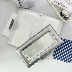 Album photo Ailes d'ange argentées à quatre compartiments, 40 emplacements pour cartes, Organisateur de cartes K-Pop de haute qualité pour bandes photo à 4 panneaux - Product Image 4
