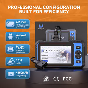 Dispositif de diagnostic avancé MUCAR 632 avec test bidirectionnel basé sur l'IA, couverture 4 systèmes, prise en charge CANFD, batterie 4150 mAh, outil automobile - Product Image 2