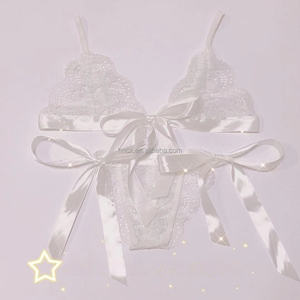 CX 0937 Femmes Sexy Sous-Vêtements <span class=keywords><strong>Grande</strong></span> <span class=keywords><strong>Taille</strong></span> Sexy Sous-Vêtements Ensemble Trois Points Dentelle Sexy Costume <span class=keywords><strong>Grossesse</strong></span> Lingerie R2021 - Product Image 4