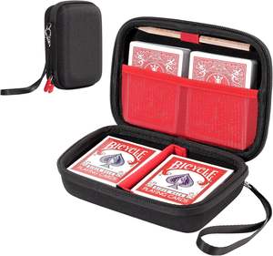 Étui de transport pour jeu de cartes rigide, capacité de plus de 300 cartes à collectionner, pour jeux de société classiques <span class=keywords><strong>UNO</strong></span>, Five Crowns SKYJO, PlayMonster et plus encore - Product Image 1