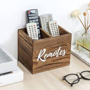 Caja Organizadora de Artículos de Baño de Madera de Alta Calidad, Ecológica, para Control Remoto, Cajas de Madera de Pino Hechas a Mano - Product Image 5