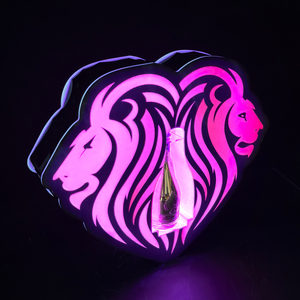 Logotipo personalizado Control recargable Bebidas Tinas LED Botella Demostrador Premium Led Botella Presentador - Product Image 3