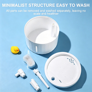 <span class=keywords><strong>Fontaine</strong></span> à <span class=keywords><strong>eau</strong></span> pour chat et chien EUR PET 2,5 L avec filtre à charbon actif, alimentée par charge, grande capacité pour usage intérieur - Product Image 2