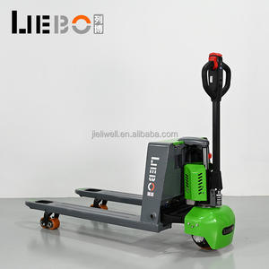 LIEBO 1Ton 2Ton Pallet Jack eléctrico Carretilla elevadora eléctrica <span class=keywords><strong>semi</strong></span> completa - Product Image 6