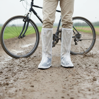 Couvre-chaussures imperméables réutilisables toutes saisons légers pour vélo et marche, pour le marché japonais