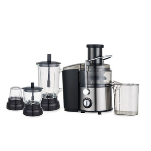 Exprimidor multifuncional eléctrico de acero inoxidable con separador de jugo y pulpa para uso doméstico - Product Image 4