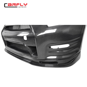 Parachoques Delantero de Fibra de Carbono para GTR R35 Estilo OEM/ Estilo Nismo/ Estilo Top Secret - Disponible en Carbono Húmedo y Seco - Product Image 4