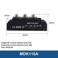 Nouveau Module de Diode Anti-retour à énergie bidirectionnelle MDK 25A 40A 55A 70A 90A 110A pont photovoltaïque solaire Diode Protection de courant