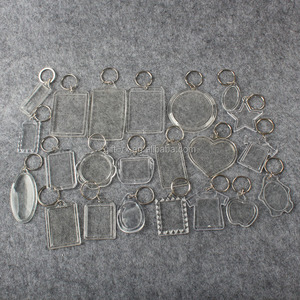 Biểu Tượng Tùy Chỉnh Thăng Hoa Trống Rõ Ràng Nhựa Keychain Mini Khung Ảnh Tùy Chỉnh Acrylic Móc Chìa Khóa - Product Image 4