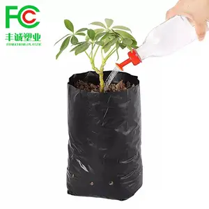 1 2 3 5 Gallon Zwarte Ldpe Duurzame Kas Groenten Bomen Bloemkas Pot Plant Kweekzak Voor Kwekerij