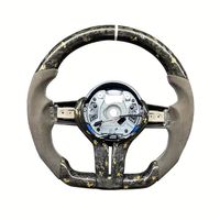 Volant sport en cuir et carbone forgé pour M2/M5/X3/X5/M3/4 Series F Series